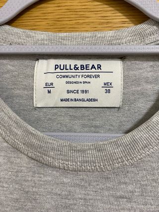 Camiseta Pull&Bear, talla M hombre - SOLO ENVÍO
