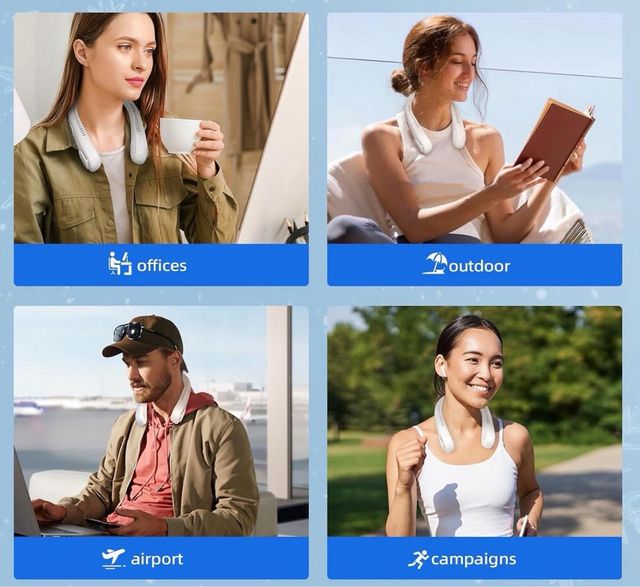 Ventilador especial SOFOCOS para cuello