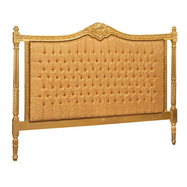 Maestosa Testata Letto in Faggio Dorato - Consegna