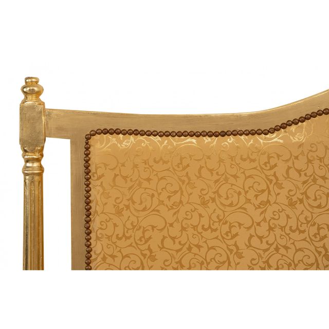 Maestosa Testata Letto in Faggio Dorato - Consegna