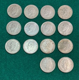 1 Peseta 1983-85-86-88-89