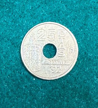 25 pesetas Expo 1992