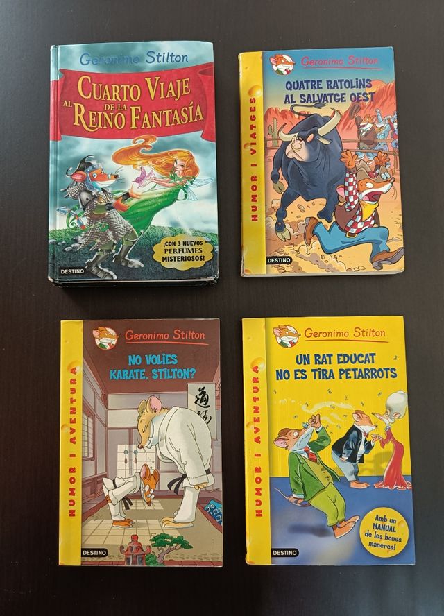 Lote libros Geronimo Stilton