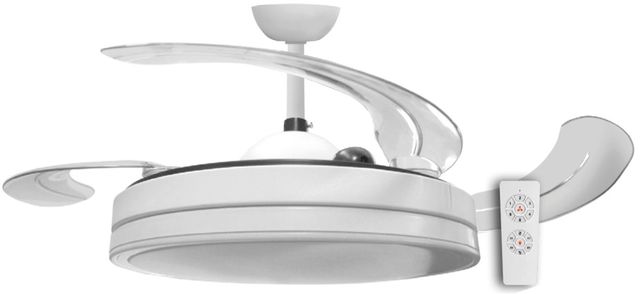 Ventilador techo con luz LED