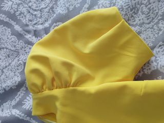 Vestido corto fiesta amarillo