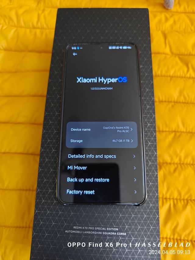 Redmi k70 Pro Lamborghini