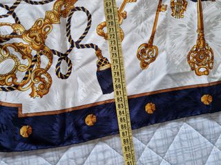Foulard vintage "Nicole de Beauvoir"