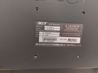Monitor ACER AL1916W 19pulgadas