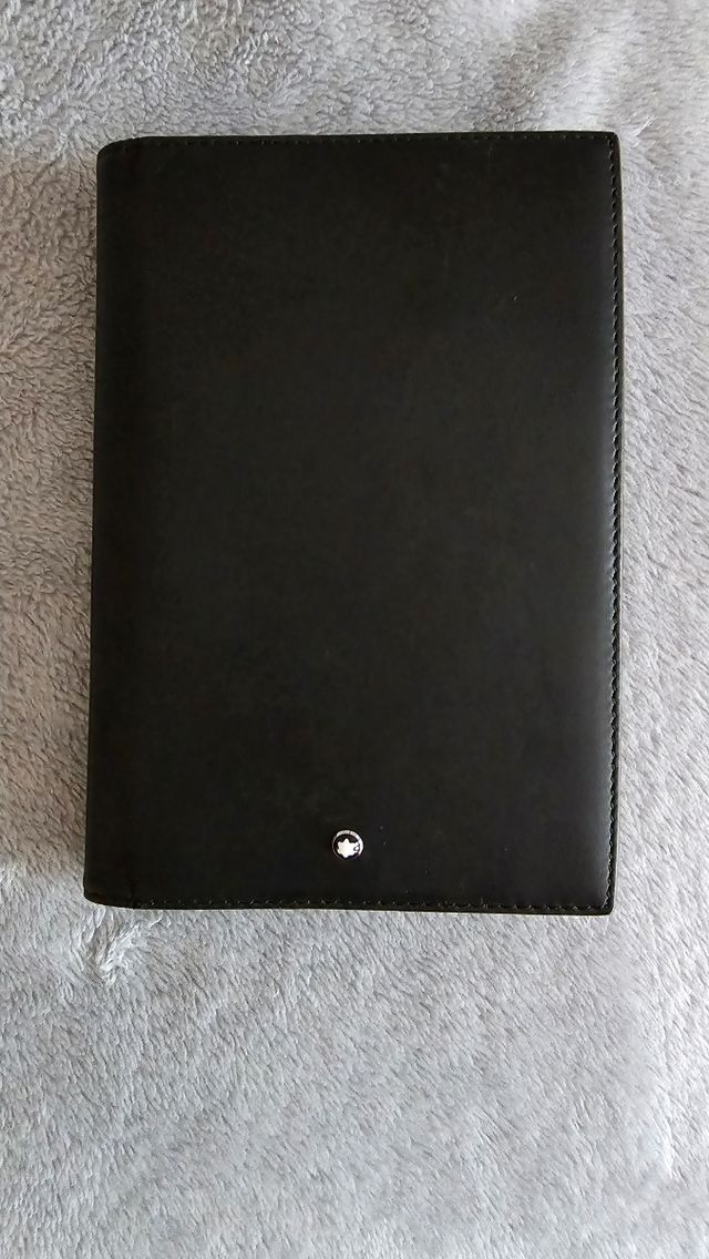 Agenda Montblanc Cuero Negra