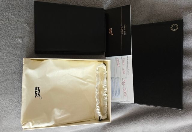 Agenda Montblanc Cuero Negra