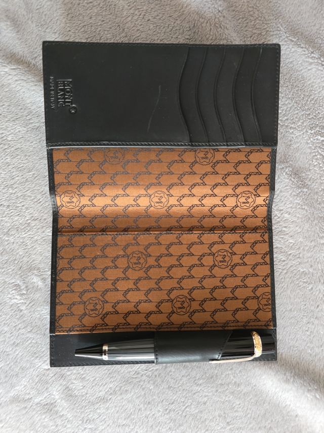 Agenda Montblanc Cuero Negra