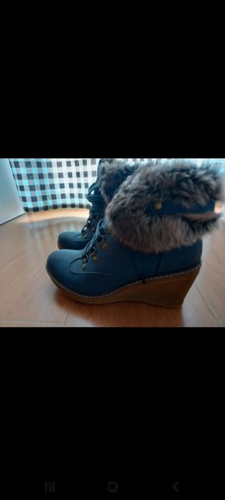 Botines mujer cuña