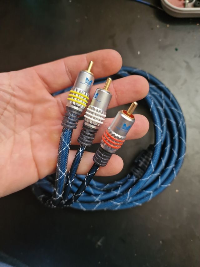 Cable AUDIO RCA x 2 Professional Manhattan 3 m.