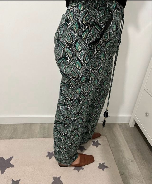 Pantalon palazo Mango S