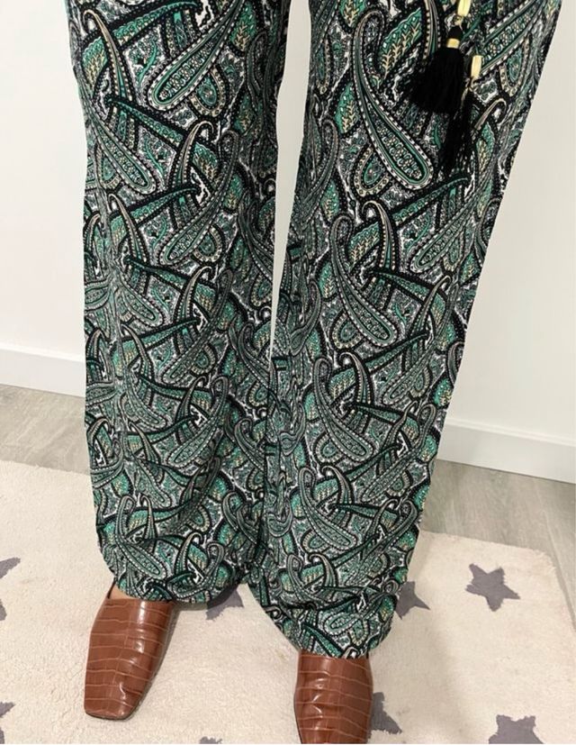 Pantalon palazo Mango S