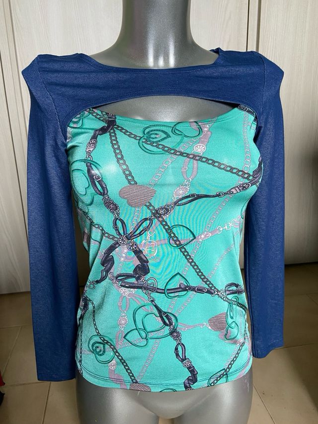 Maglia Motivi maniche lunghe 