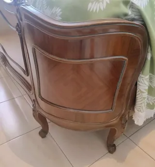 CABECERO Y PIECERO CAMA ANTIGUA