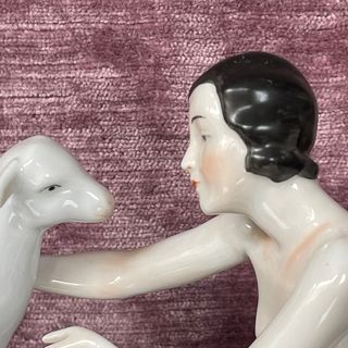 Figura Porcelana Alemana Art Deco