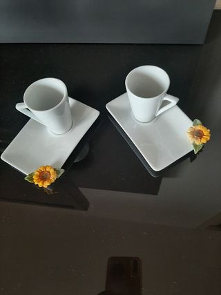 2 Tazzine caffè ceramica