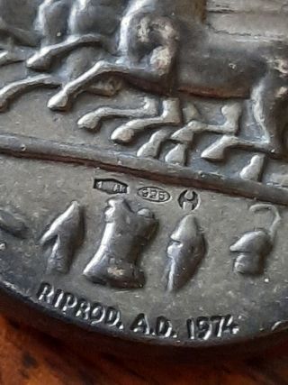 Moneta vintage argento 925