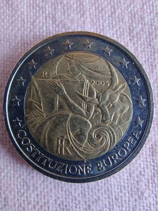 Le 2 Euro "Costituzione Europea"del 2005