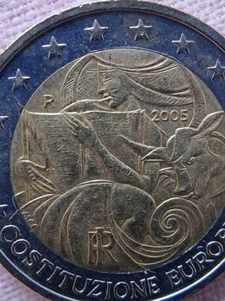 Le 2 Euro "Costituzione Europea"del 2005