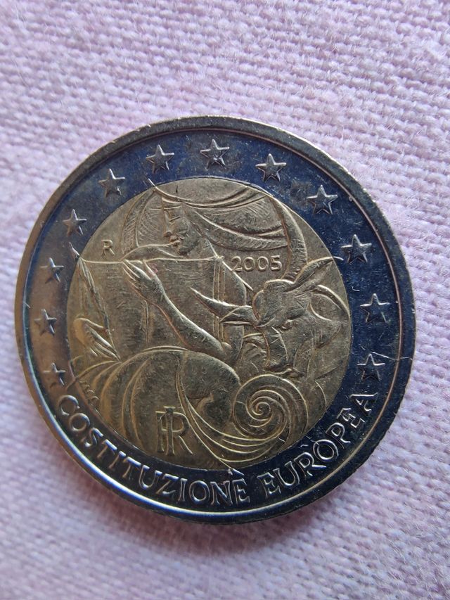Le 2 Euro "Costituzione Europea"del 2005