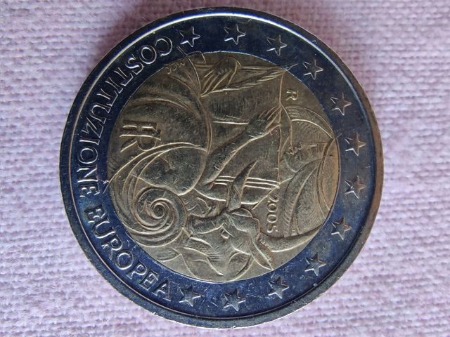 Le 2 Euro "Costituzione Europea"del 2005