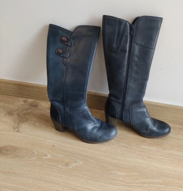 Botas altas azules Yokono