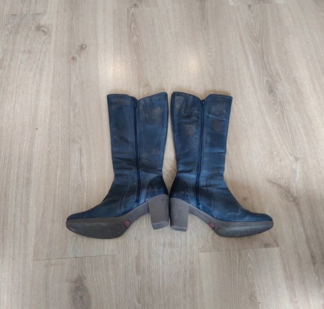 Botas altas azules Yokono