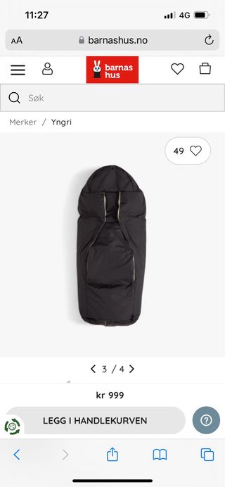 Saco invierno para capazo y silla coche