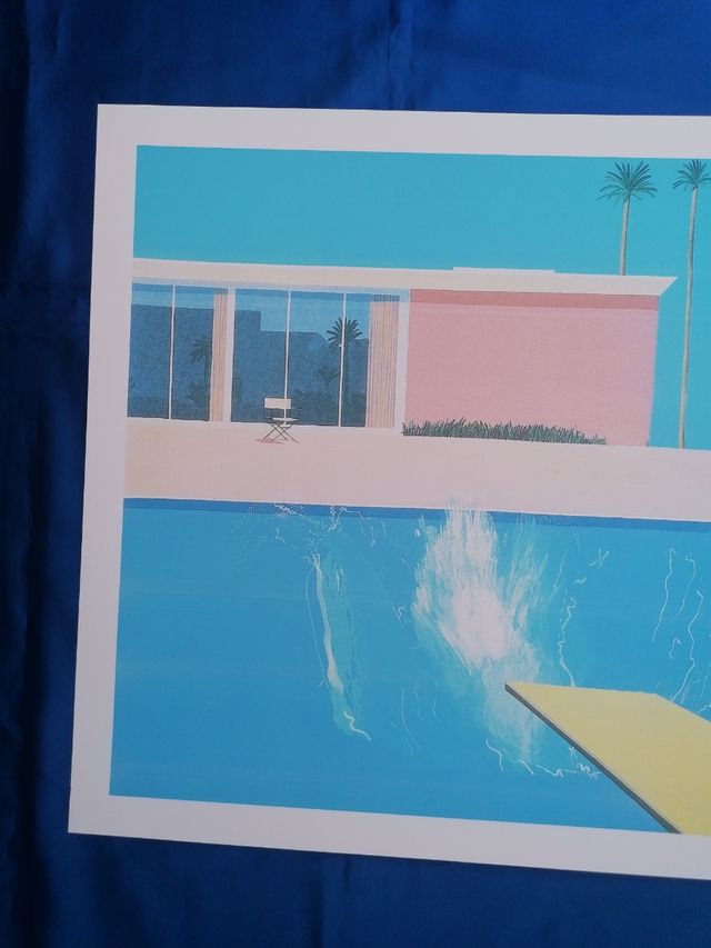 ARTE. DAVID HOCKNEY. CARTEL