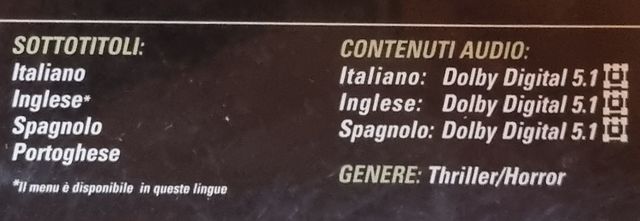 DVD Warnings presagi di morte