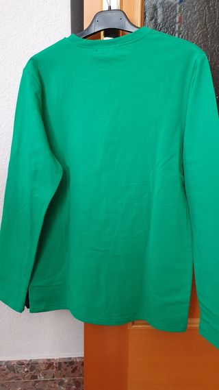 CAMISETA VERDE T/16"NUEVA"