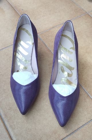 Zapatos morados fiesta