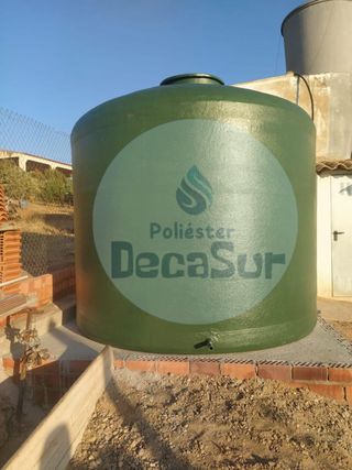 Deposito poliester para agua