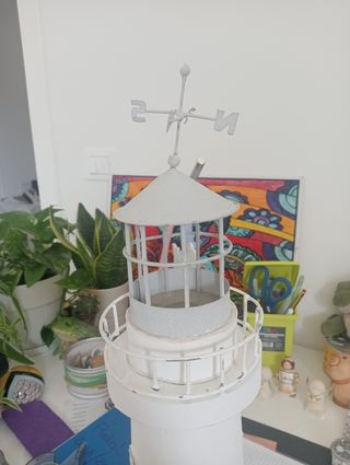 Lampada vintage a forma di faro 