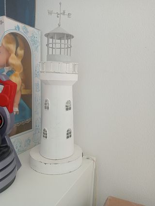 Lampada vintage a forma di faro 