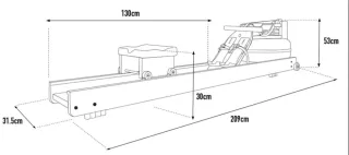 Maquina de remo SWELLROWING