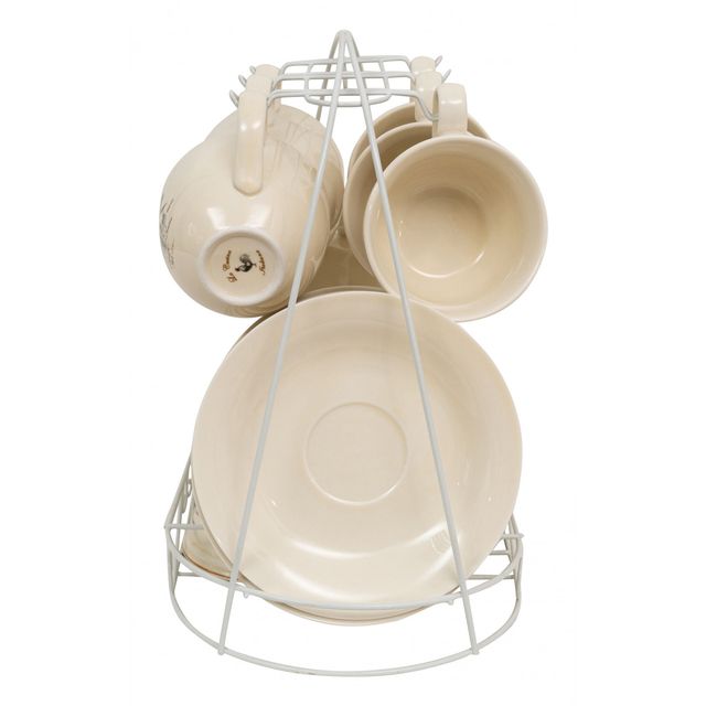 Set Colazione Porcellana Decorata 'Lampadario' - 1