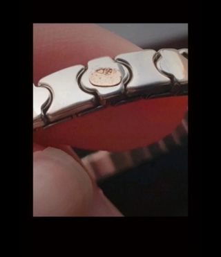 Bracciale argento oro