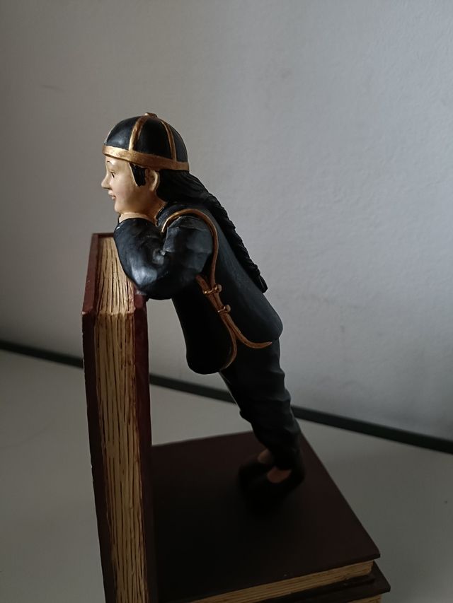 Antigua pareja de sujetalibros Chinos