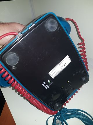 Teléfono vintage azul Funciona