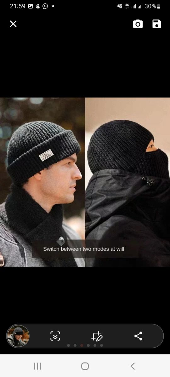 Cappellino, passamontagna 