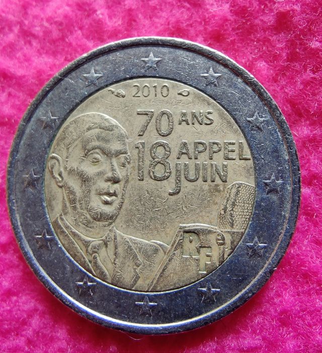 Le 2 Euro commemorative 2010 Francia