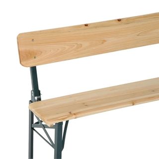 Set da birrificio da giardino con tavolo e 2 panch