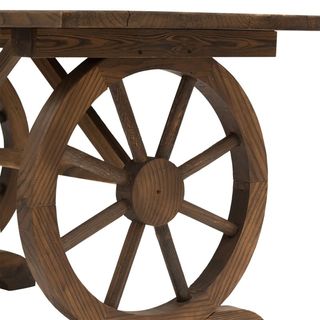 Tavolo da giardino in stile country con gambe a ro