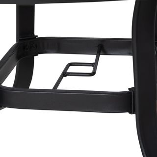 Tavolo da giardino rotondo con foro per ombrello