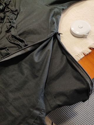 Camisa negra flamenca elastano