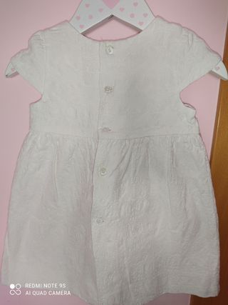 Vestido niña Zara con braguita talla 12/18 meses
